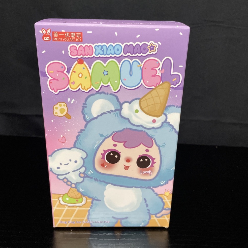 Samuel San Xiao Mao HUG HUG ICE CREAM CUTE PET blind box SEALED